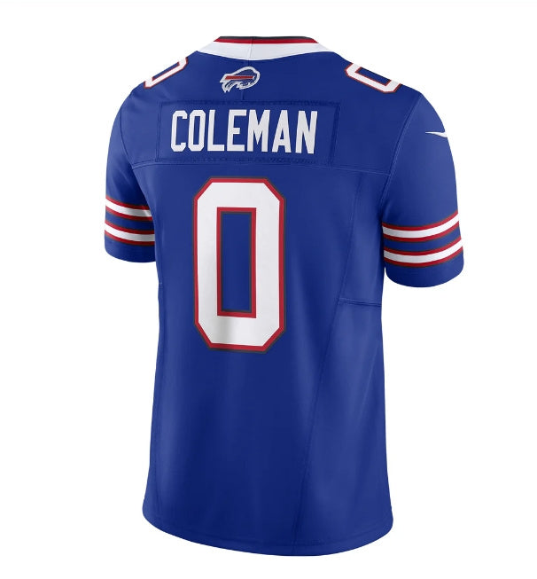 Custom #0 Royal BUF Football Shirt Top