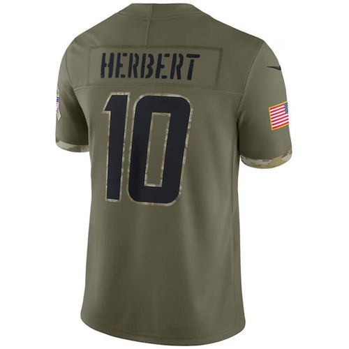 Custom #10 Olive LAC Football Shirt Top