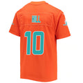 Custom #10 Orange MIA Football Shirt Top