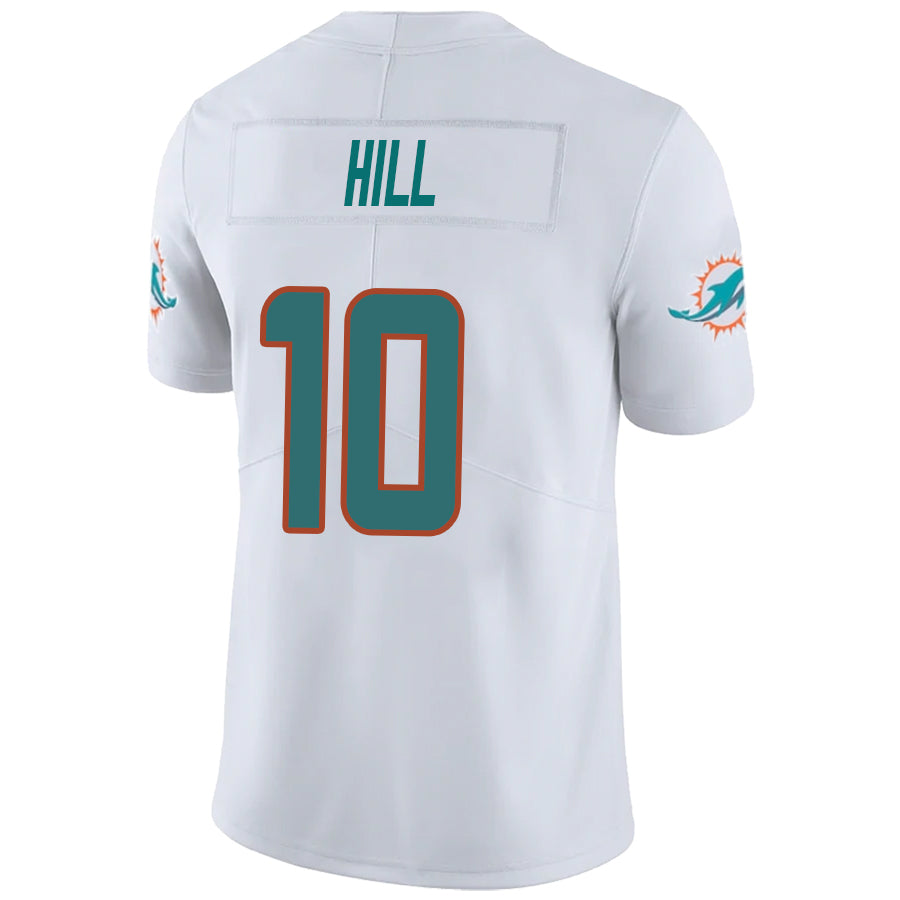 Custom #10 White MIA Football Shirt Top