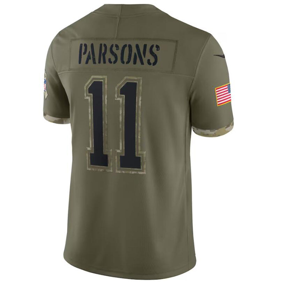 Custom #11 Olive DAL Football Shirt Top