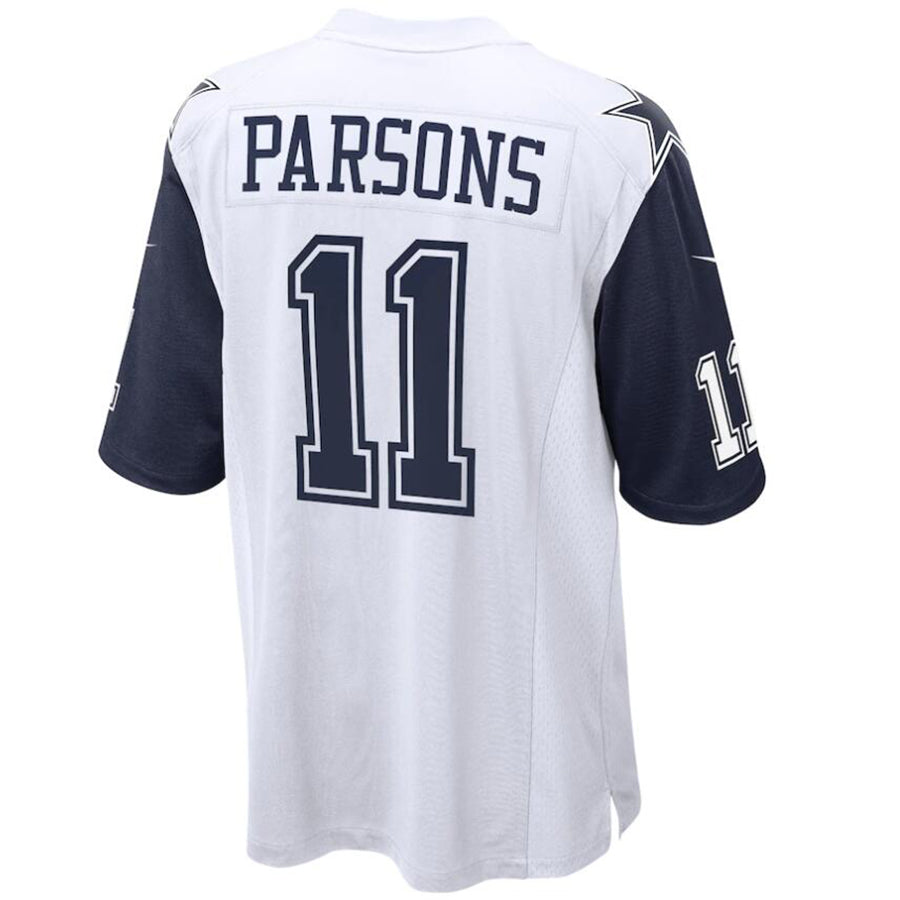Custom #11 White DAL Football Shirt Top