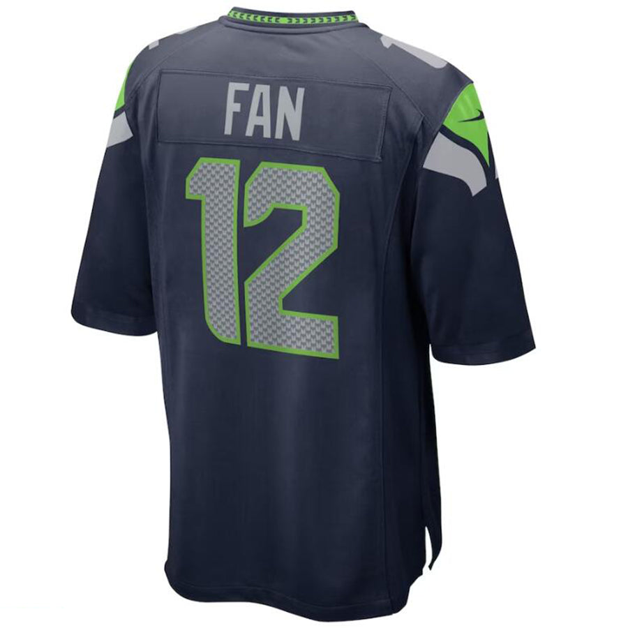 Custom #12 Navy SEA Football Shirt Top
