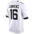 Custom #16 White JAX Football Shirt Top