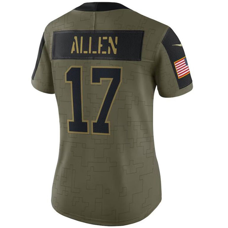 Custom #17 Olive BUF Football Shirt Top