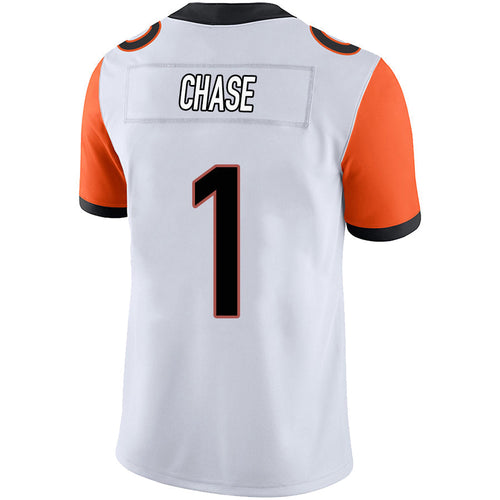Custom #1 White CIN Football Shirt Top