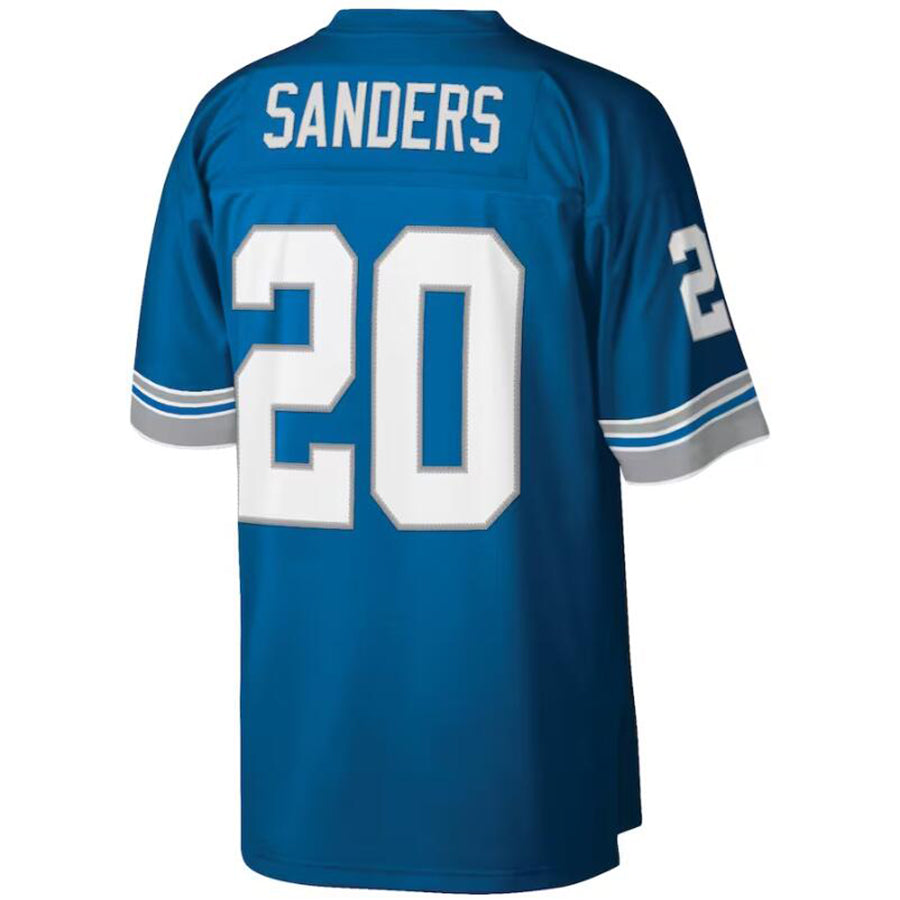 Custom #20 1996 DET Football Shirt Top