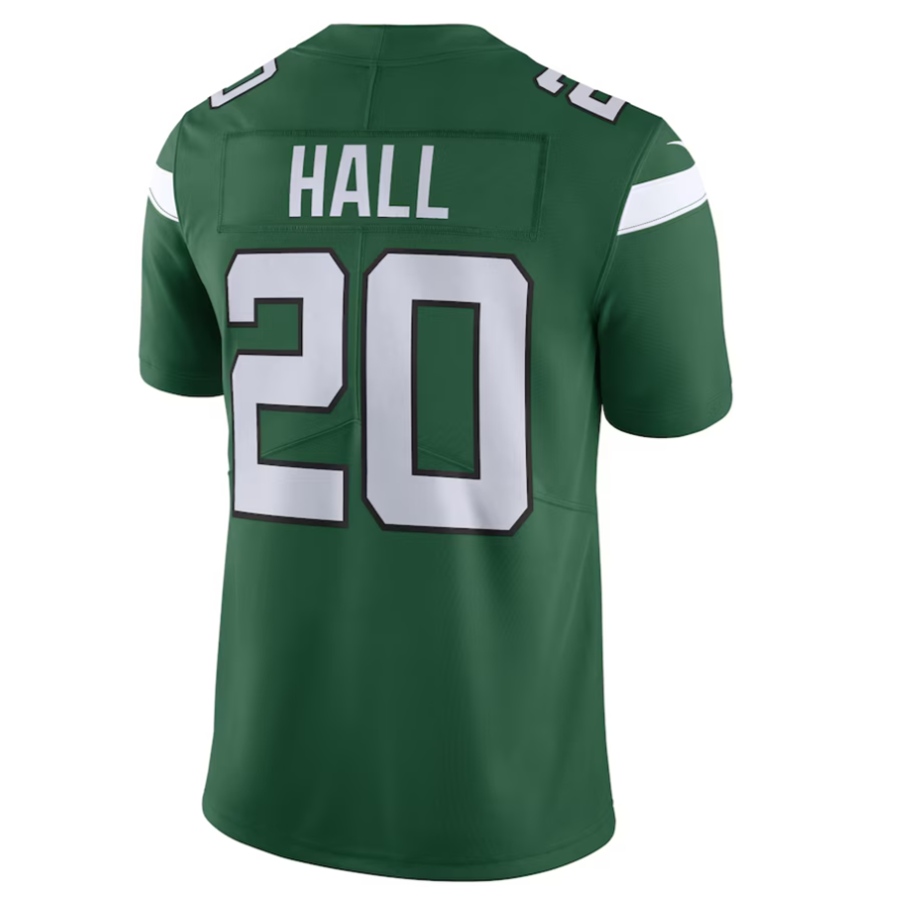 Custom #20 Green NYJ Football Shirt Top