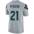 Custom #21 Gray SEA Football Shirt Top