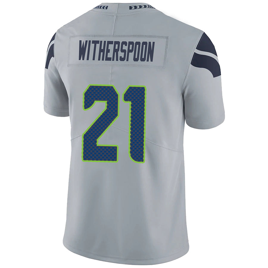 Custom #21 Gray SEA Football Shirt Top