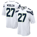 Custom #27 White SEA Football Shirt Top