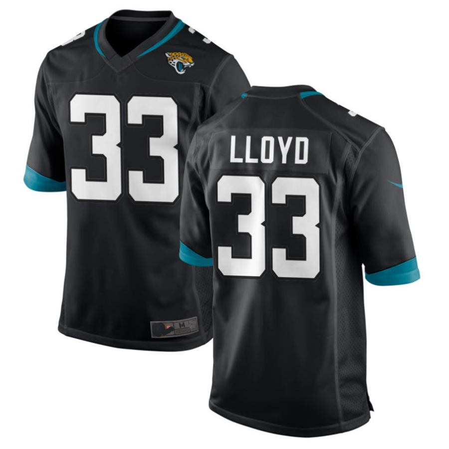 Custom #33 Black JAX Football Shirt Top