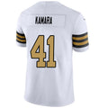 Custom #41 White NO Football Shirt Top