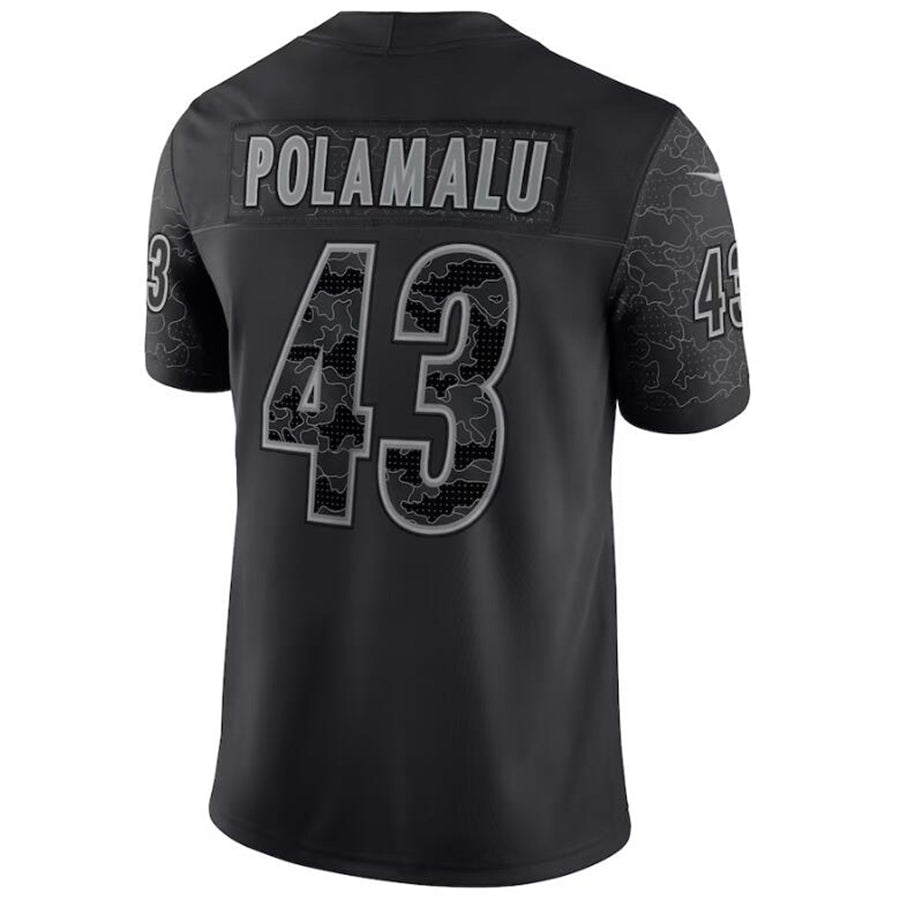 Custom #43 Black PIT Football Shirt Top