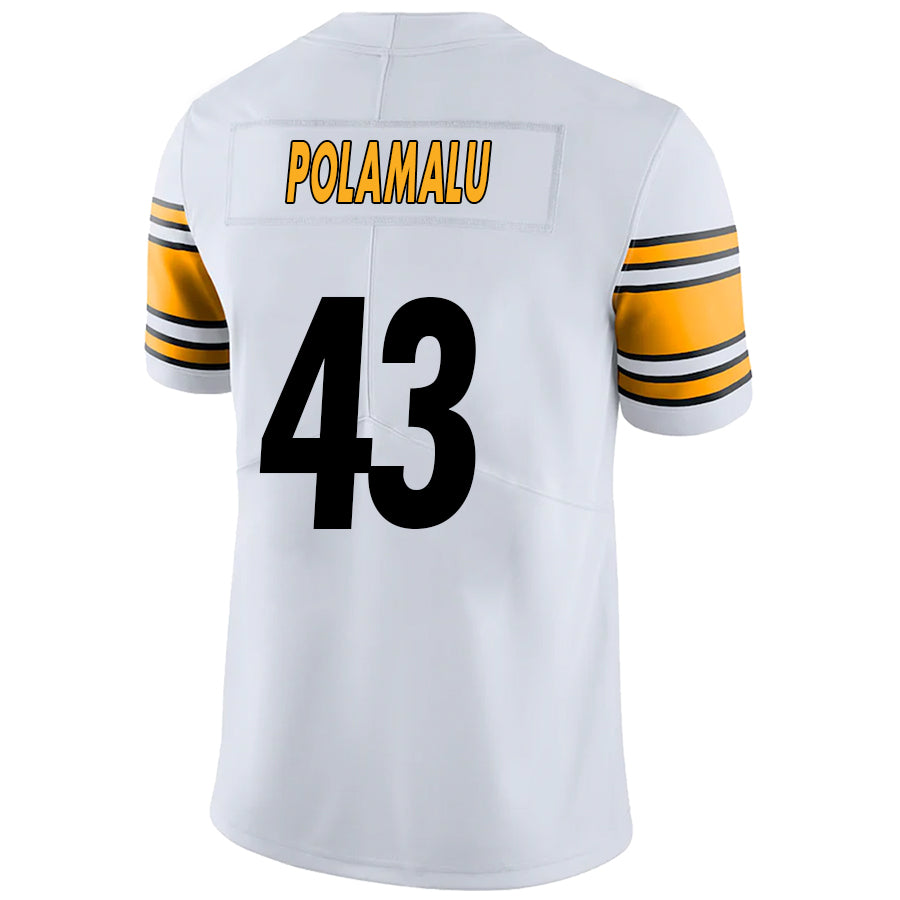Custom #43 White PIT Football Shirt Top