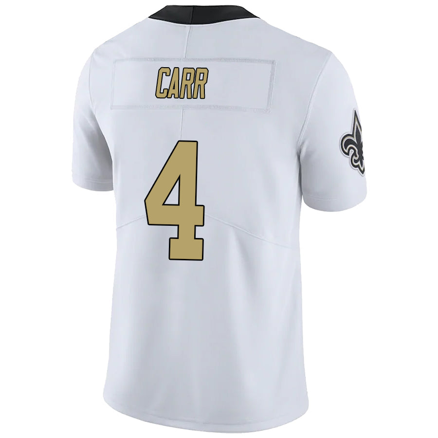Custom #4 White NO Football Shirt Top