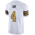 Custom #4 White NO Football Shirt Top