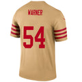 Custom #54 Gold SF Football Shirt Top