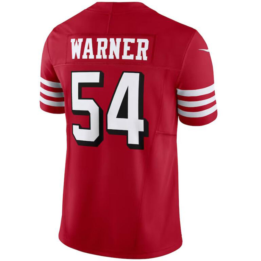 Custom #54 Scarlet SF Football Shirt Top