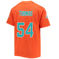 Custom #54 Orange MIA Football Shirt Top