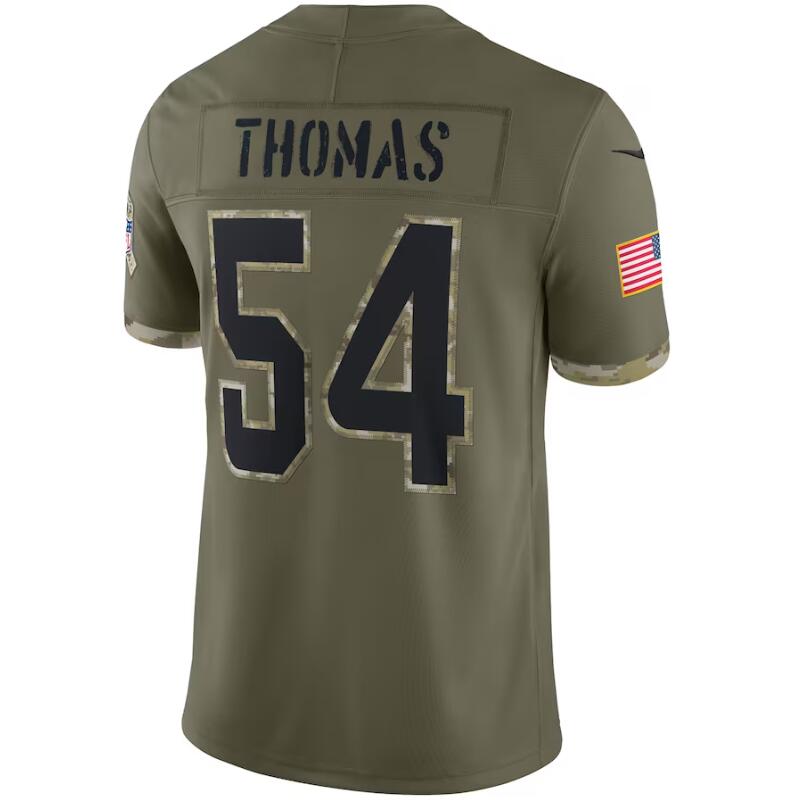 Custom #54 Olive MIA Football Shirt Top