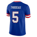 Custom #5 Royal NYG Football Shirt Top