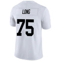 Custom #75 White LV Football Shirt Top