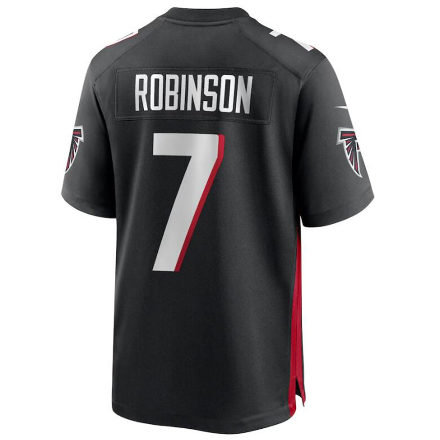 Custom #7 Black ATL Football Shirt Top