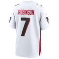 Custom #7 White ATL Football Shirt Top