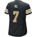 Custom #7 Black NO Football Shirt Top