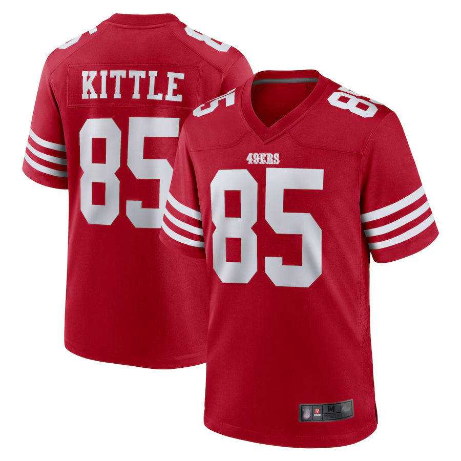Custom #85 Scarlet SF Football Shirt Top