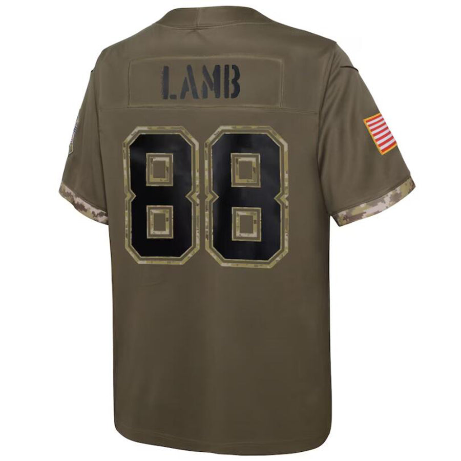Custom #88 Olive DAL Football Shirt Top