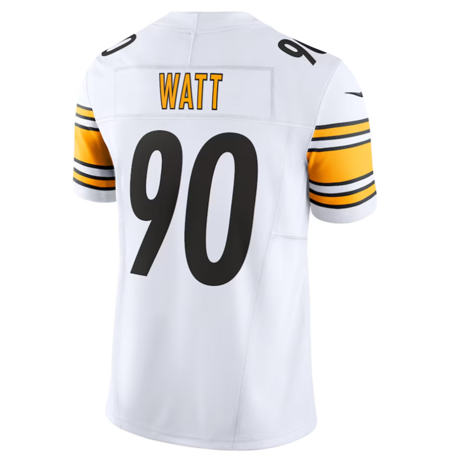 Custom #90 White PIT Football Shirt Top