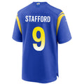Custom #9 Royal LAR Football Shirt Top