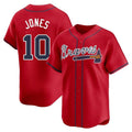 Custom #10 Red ATL Baseball Shirt Top