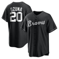 Custom #20 Black ATL Baseball Shirt Top