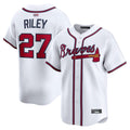 Custom #27 White ATL Baseball Shirt Top