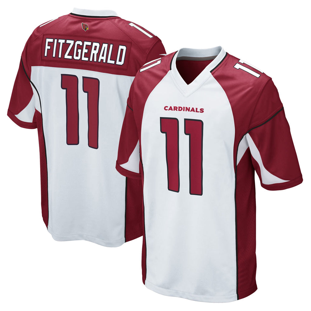 Custom #11 White ARI Football Shirt Top