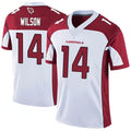 Custom #14 White ARI Football Shirt Top