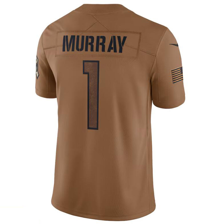 Custom #1 Brown ARI Football Shirt Top