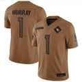 Custom #1 Brown ARI Football Shirt Top