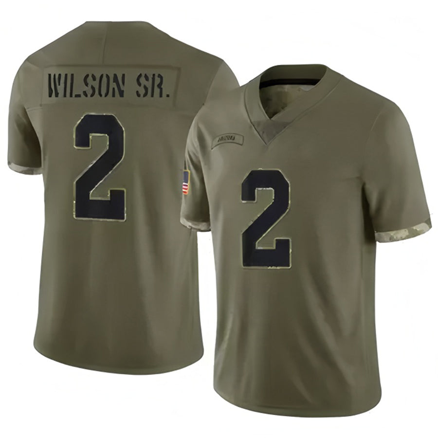 Custom #2 Olive ARI Football Shirt Top
