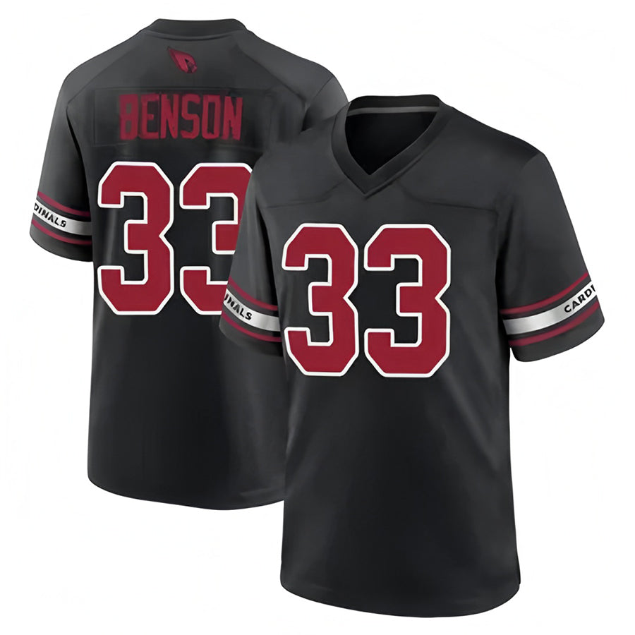 Custom #33 Black ARI Football Shirt Top