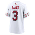 Custom #3 White ARI Football Shirt Top