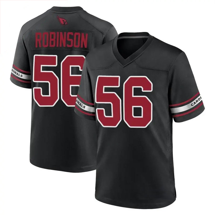 Custom #56 Black ARI Football Shirt Top