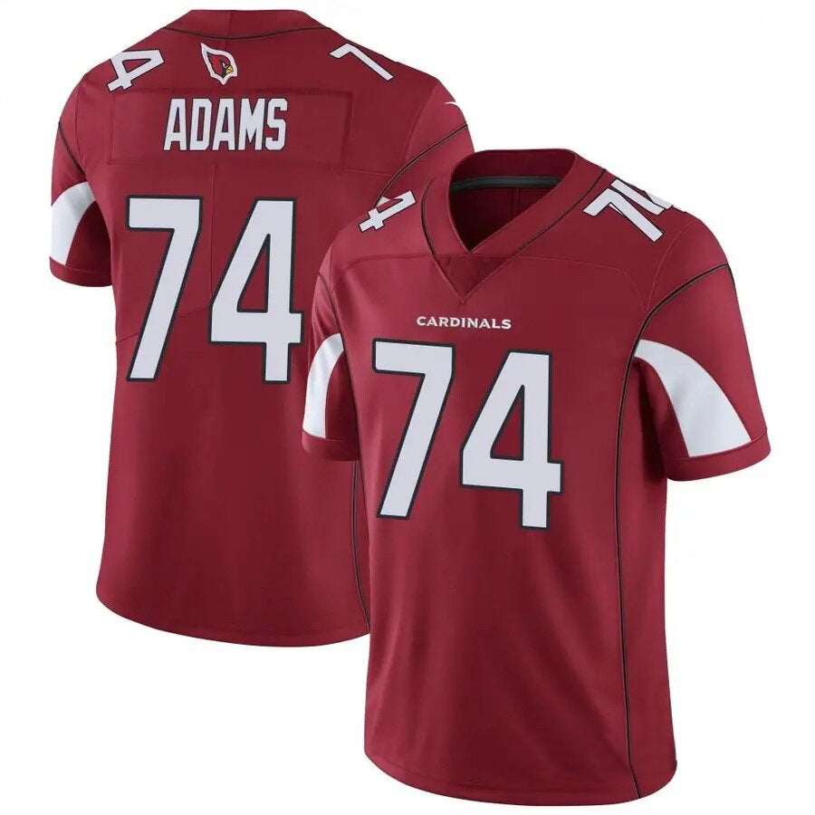 Custom #74 Red ARI Football Shirt Top
