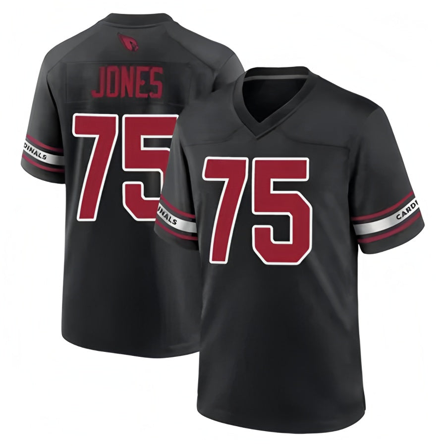 Custom #75 Black ARI Football Shirt Top
