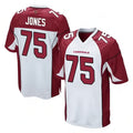 Custom #75 White ARI Football Shirt Top