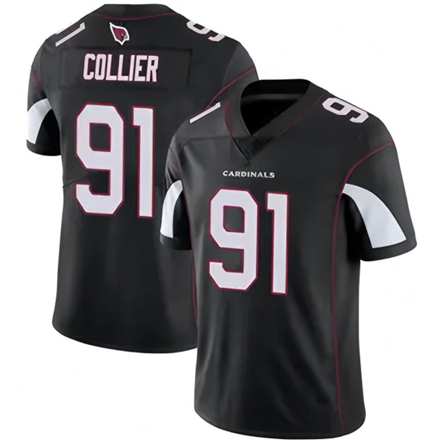 Custom #91 Black ARI Football Shirt Top
