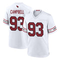 Custom #93 White ARI Football Shirt Top